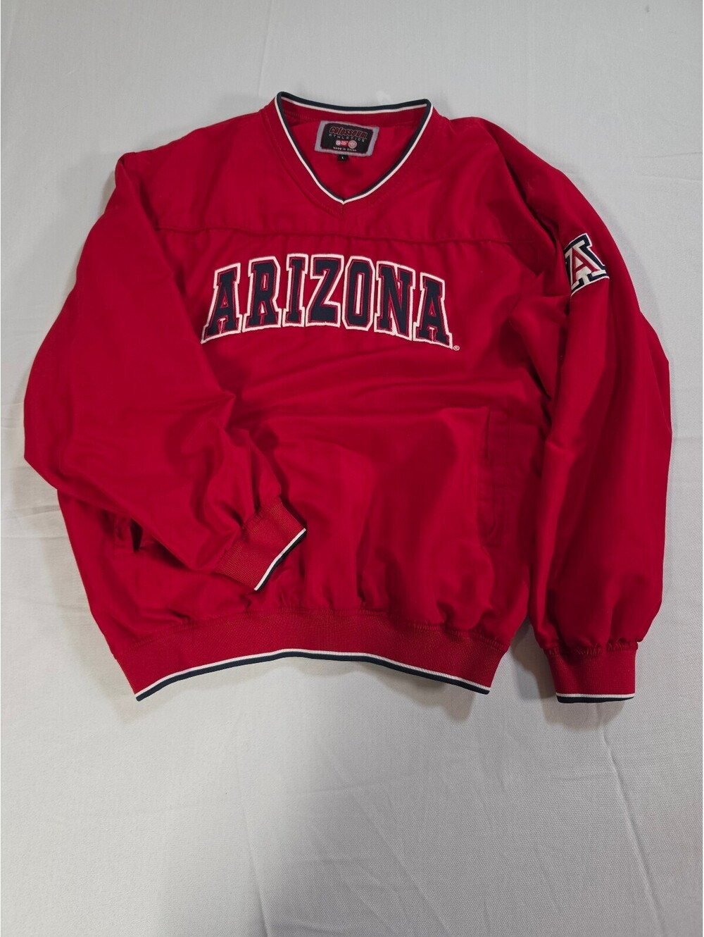 Arizona Wildcats Colosseum Pullover Windbreaker Jacket Red Men’s L NCAA